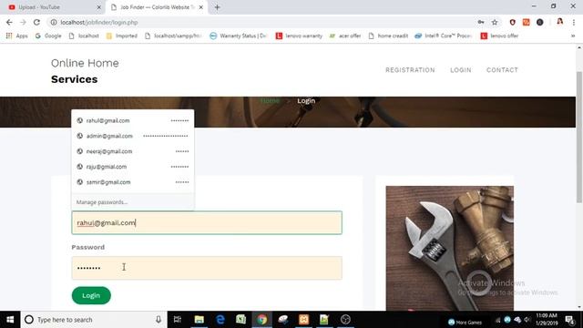 Online Home service Project in PHP смотреть онлайн