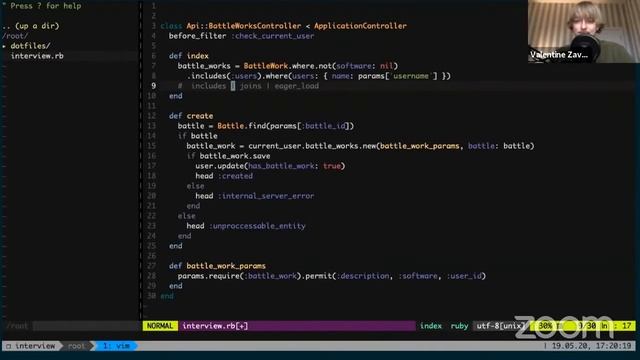 Публичное собеседование: middle ruby-разработчик [Хекслет] смотреть онлайн