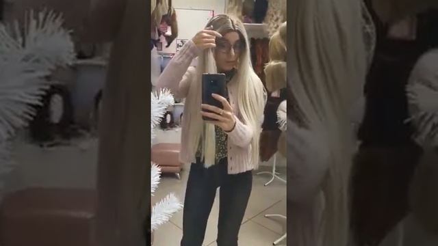 Парик длинный прямой без челки легкое омбре смотреть онлайн