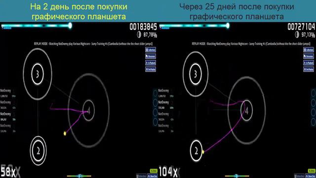 Разница в игре на ГП в осу: через 2 дня/через 25 дней смотреть онлайн