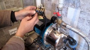 Как подключить реле давления и сухого хода в насосной станции