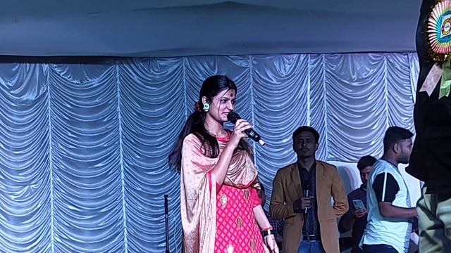 सरस्वती पूजा स्पेशल सांग #सलोनी पाण्डेय स्टेज शो 2023 смотреть онлайн