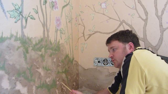 РОСПИСЬ СТЕН В ТЕХНИКЕ ШИНУАЗРИ - ПЕРЛАМУТРОВЫМИ КРАСКАМИ. Ремонт в детской #7.THE END смотреть онлайн