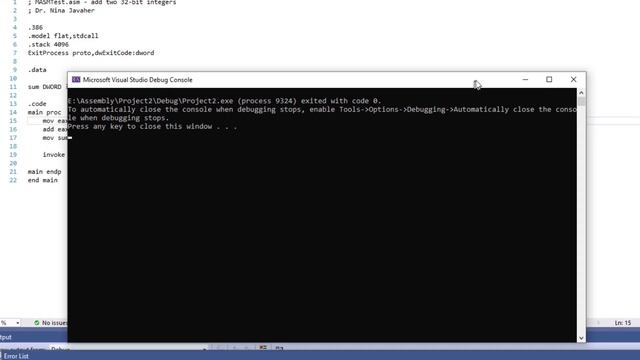 Setting up Visual Studio 2022 For Assembly MASM смотреть онлайн