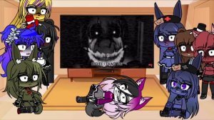 Fnia+ballora react to Another five night | Gacha club | Реакция фниа+балора реагируют на видео