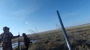 Охота на гуся 2022.Выезд в поля. Алтайский край.МЦ 21-12.