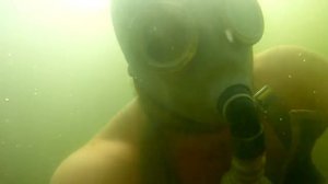 Дайвинг в противогазе ИП-46 (не М!) в 4К, ч.1