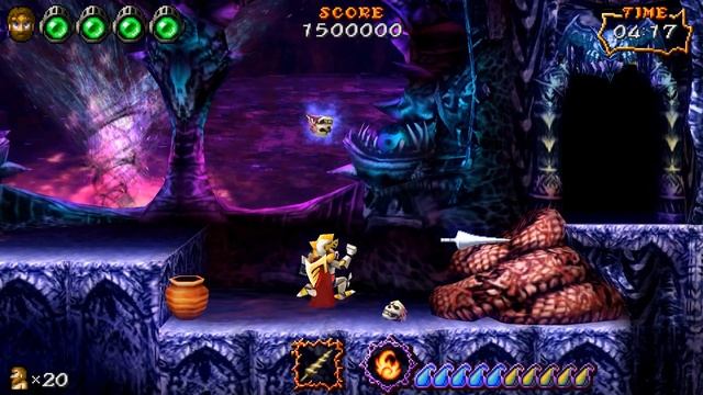 Ultimate Ghosts 'n Goblins (PSP) - All Bosses - (No Damage)