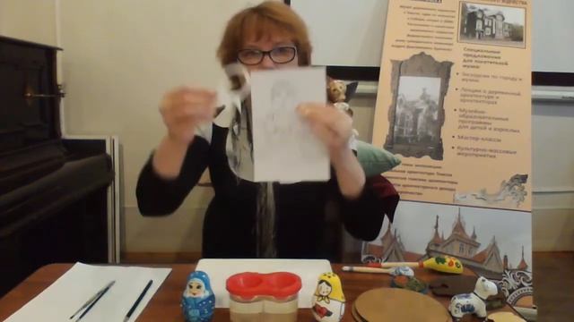 Матрешка символ материнства. Виртуальное занятие. смотреть онлайн