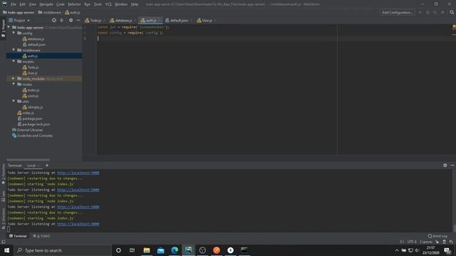 Develop a Server with Node.js & mongoDB - Part 5 смотреть онлайн