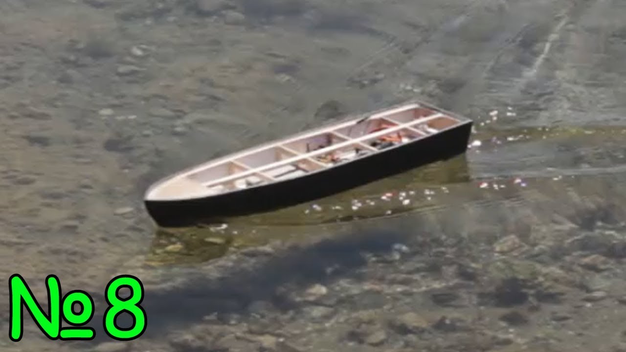 Как сделать кораблик – Первый спуск на воду! (8 часть) смотреть онлайн