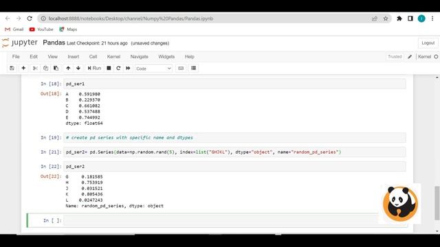 2 Python Pandas Series | Learn with practice [Urdu | Hindi] смотреть онлайн