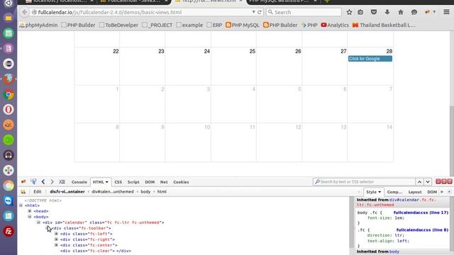 สอน PHP สร้างปฏิทิน ตอนที่ 4 [PHP Learning by Doing] PHP Calendar : การใช้งาน Fullcalendar смотреть онлайн