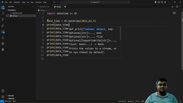 Python datetime and timedelta module смотреть онлайн