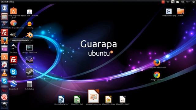 Curso de Linux Ubuntu - 11 - como criar atalhos na Área de Trabalho de programas смотреть онлайн