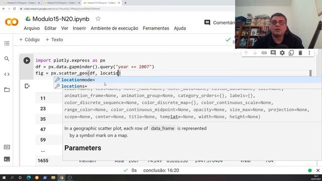 Módulo 15 - Aula 20: Plotly / Dash - GeoScatter смотреть онлайн