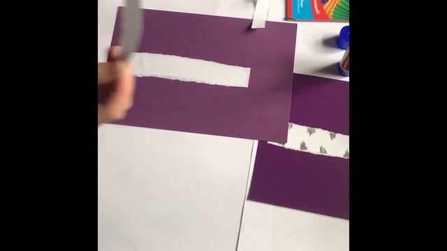 Берёзав технике обрывная аппликация от Овсянниковой Натальи Владимировны