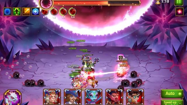 Hero Wars — Stonecold is the Best Team for Great Storm?! смотреть онлайн