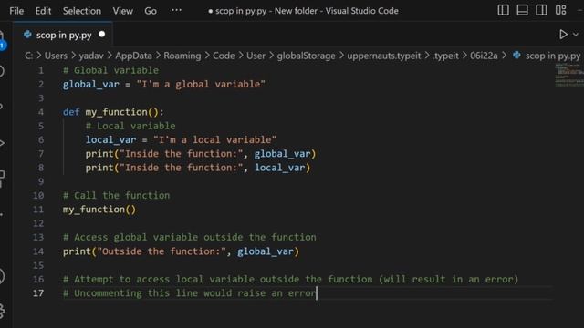 Scope of variable in python | IMPORTANT Python concept | Cool Tip? смотреть онлайн