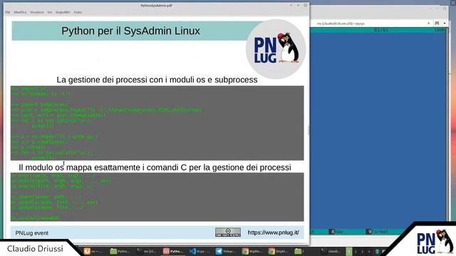 OpenTalk 2020 - Python per il SysAdmin - Claudio Driussi смотреть онлайн