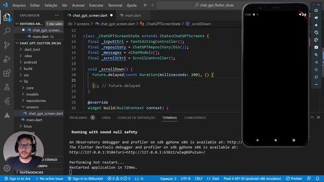 Como criar uma versão do ChatGPT em Flutter смотреть онлайн