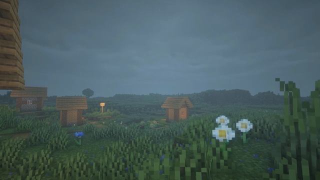 MINECRAFT • Relaxing Music With Soft Rain ? #tenpers
