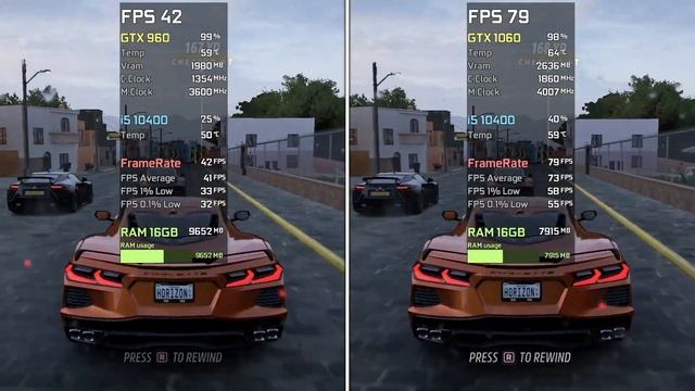 GTX 960 Vs GTX 1060 - Test In 8 Games