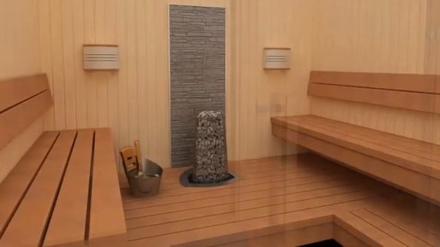 Harvia Scala Sauna Interior смотреть онлайн