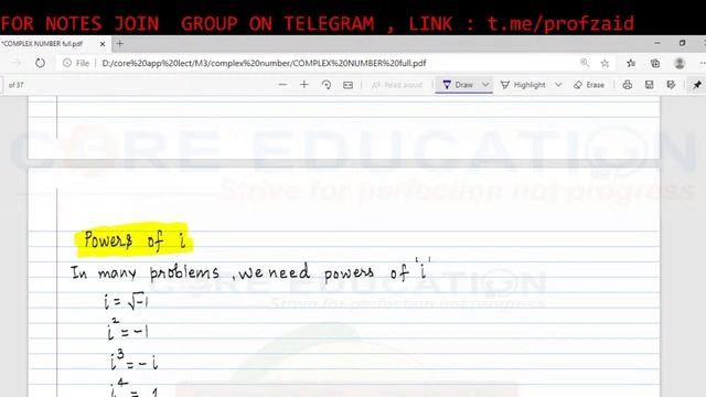 COMPLEX NUMBER | PART - 1 | SYIT | MUMBAI UNIVERSITY | LECTURE SERIES | PROF ZAID смотреть онлайн