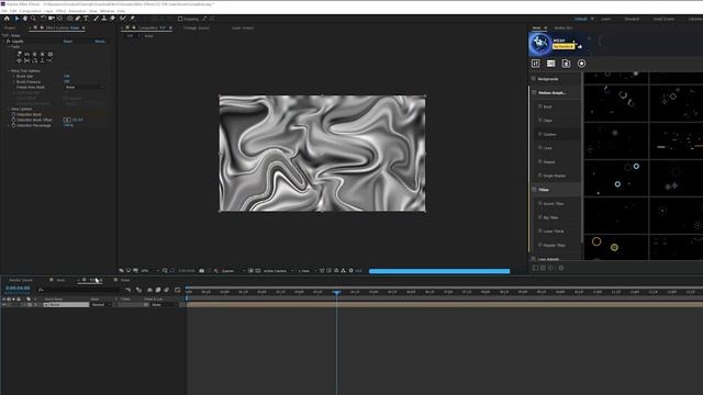 Liquid Marble Effect Backgrounds in After Effects | Tutorial смотреть онлайн