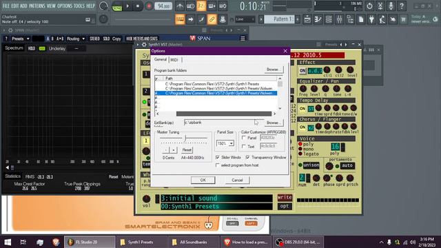How to load a preset into Synth1 смотреть онлайн