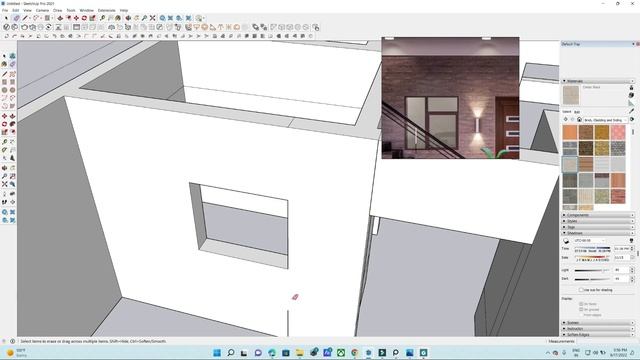 Complete House Design in SketchUp (V-Ray & Lumion) | 30'x45' House Modeling | Material | Walkthroug смотреть онлайн