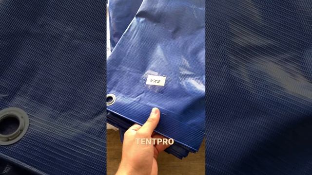 Тент ПВХ 300 грамм м2, размер 4х2 м. смотреть онлайн