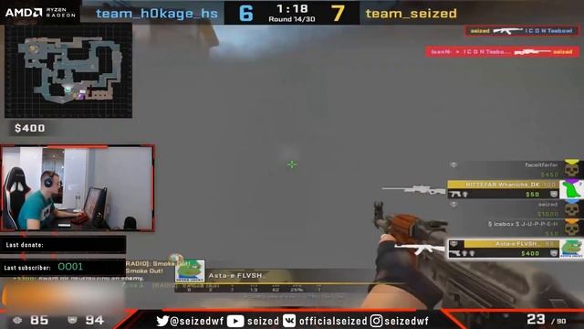 SEIZED РАССКАЗАЛ ПРАВДУ ПРО КИК ЗЕВСА ИЗ НАВИ // SEIZED ИГРАЕТ FACEIT смотреть онлайн