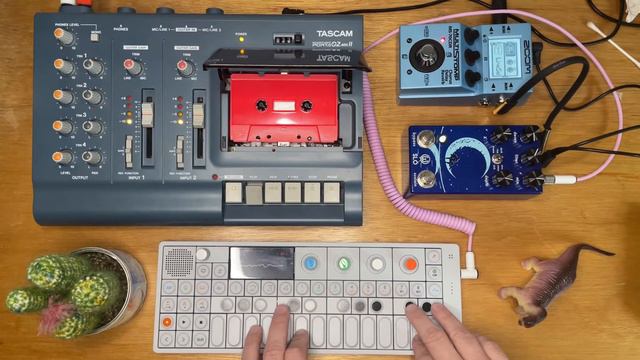 Ambient jam Tascam Porta02, Teenage Engineering OP-1, Zoom MS70-cdr, Walrus Audio Slo. смотреть онлайн