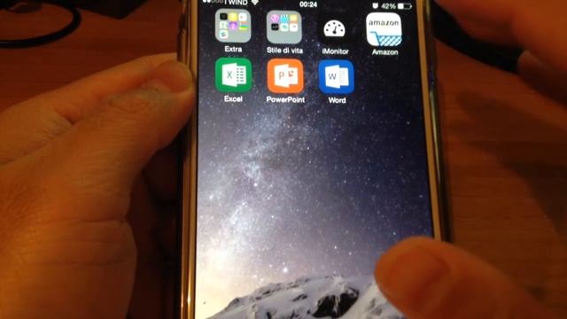 Office per iOS su iPhone 6 plus: Word Excel PowerPoint смотреть онлайн