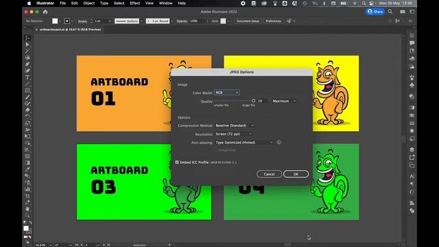 How To Export Artboards As Separate Files In Illustrator CC смотреть онлайн