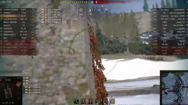 WoT ИГРАЮ НА АРТЕ m41 HMC И НА КВ 2!!! смотреть онлайн