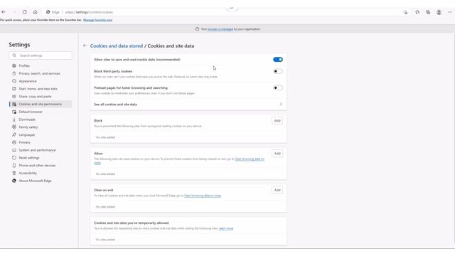 ESR HUTH - How to block Cookies in Edge смотреть онлайн