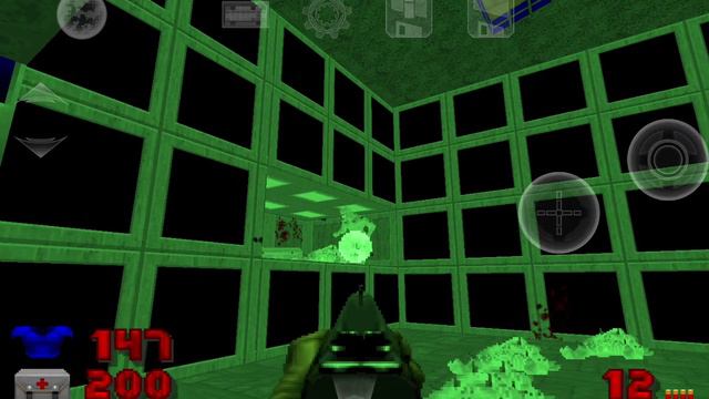 Десятый уровень 10 игры Дум2 на Андроид первый эпизод 1 карта MAP10 Map 10 DOOM2 на планшете Android