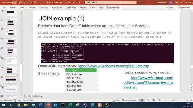 Java-13 Databases смотреть онлайн