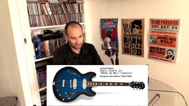 Epiphone Gary Clark Jr. Casino Electric Guitar - INTHEBLUES Tone Podcast смотреть онлайн