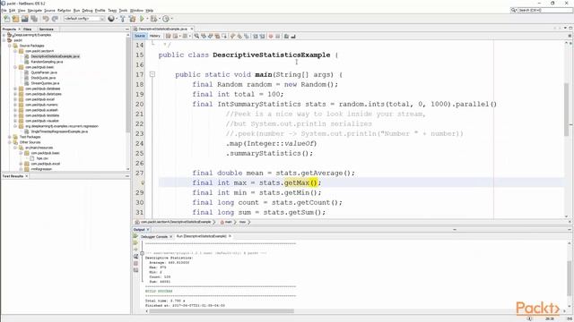 Basic Data Analysis with Java : Descriptive Statistics | packtpub.com смотреть онлайн
