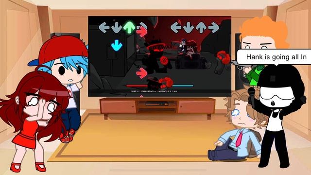 Accelerant || Fnf React To But Everyone Sings It || Different Characters Sing It VS Hank Accelerant смотреть онлайн