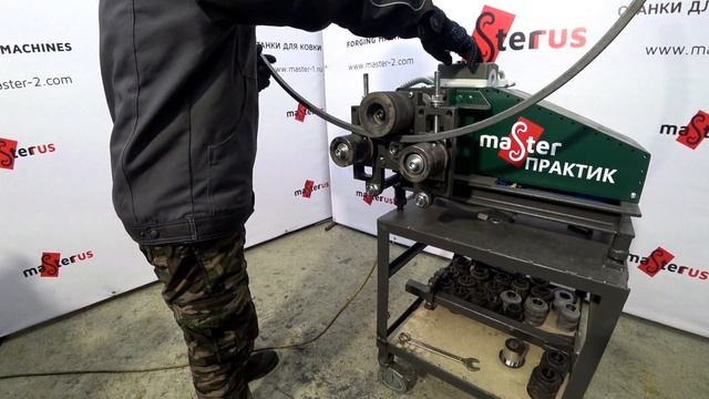 Холодная ковка.Гнем профильную трубу 40х40 мм и не только!Настольный станок Мастер Практик. смотреть онлайн