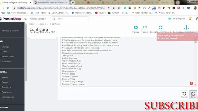 PrestaShop - How to create sitemap, robots.txt file смотреть онлайн