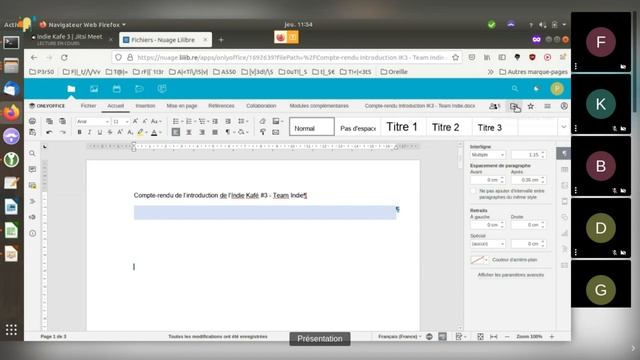 OnlyOffice : présentation de l'interface (Indie Kafé #3) смотреть онлайн