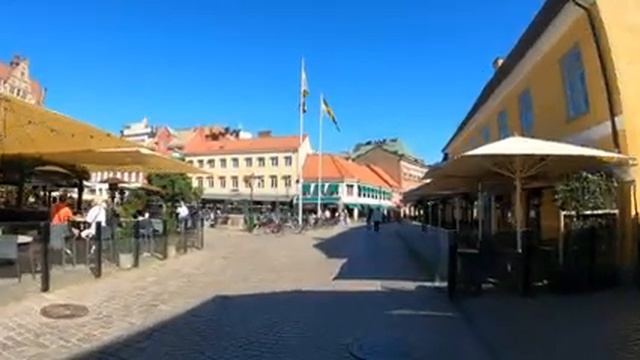 Malmö Sweden ?? September 2022 Walking Tour - 4K/60fps - Мальмё Швеция, сентябрь, осень 2022
