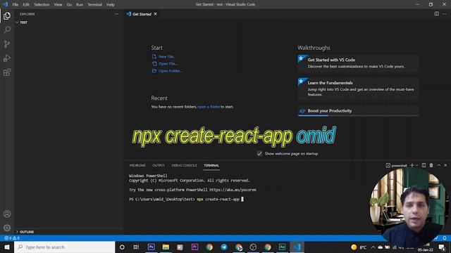 Installing React in 3 minutes ! | #React #nodejs #reactjs | 2022 смотреть онлайн