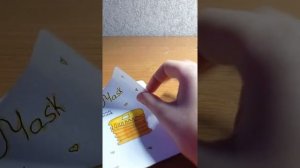 Бумажная косметика???Туториал на маску?
